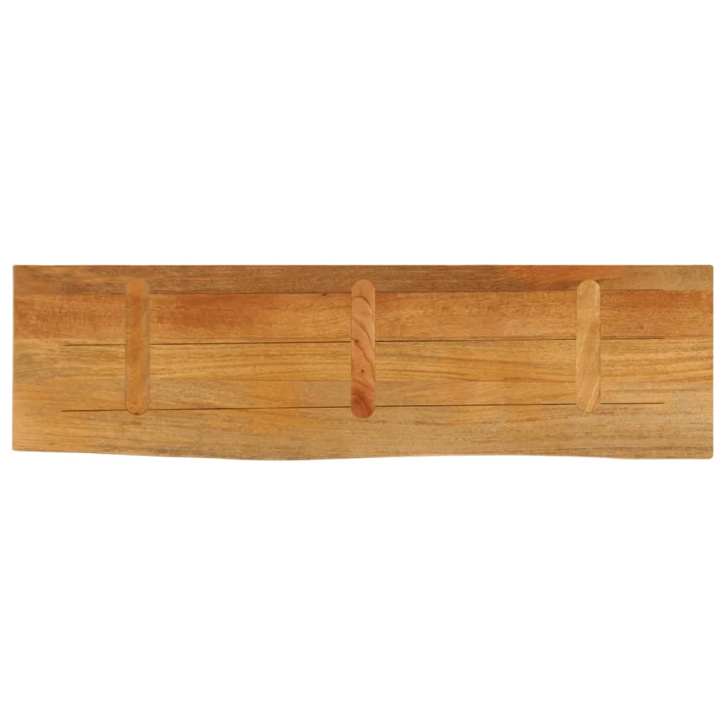tömör mangófa természetes élű asztallap 100 x 30 x 2,5 cm
