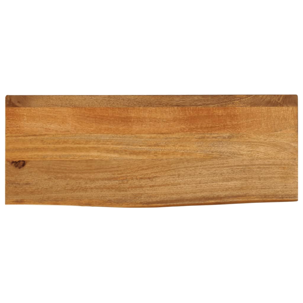 tömör mangófa természetes élű asztallap 90 x 20 x 3,8 cm