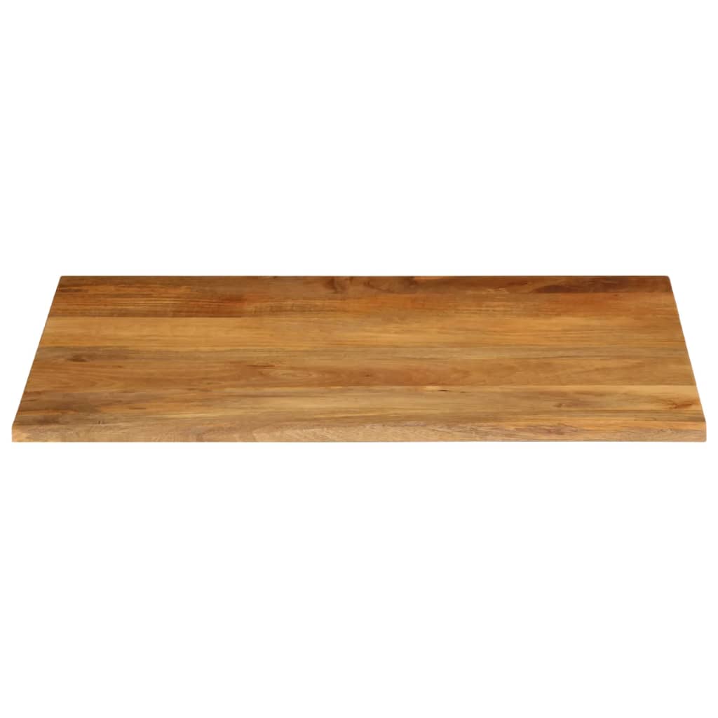 tömör mangófa természetes élű asztallap 100 x 80 x 3,8 cm