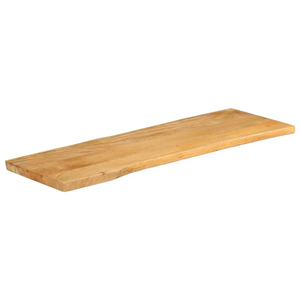tömör mangófa természetes élű asztallap 110 x 40 x 2,5 cm