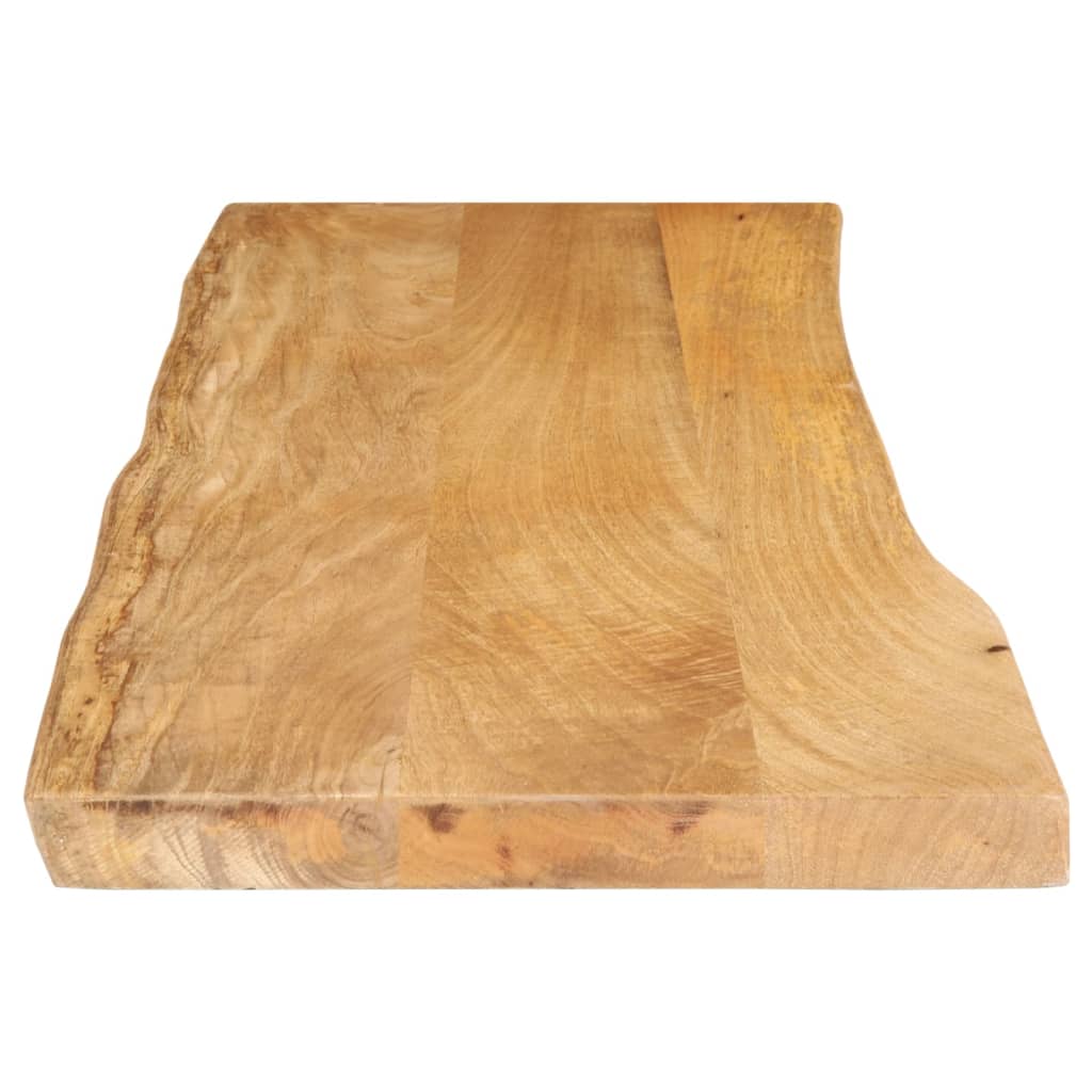 tömör mangófa természetes élű asztallap 110 x 40 x 2,5 cm