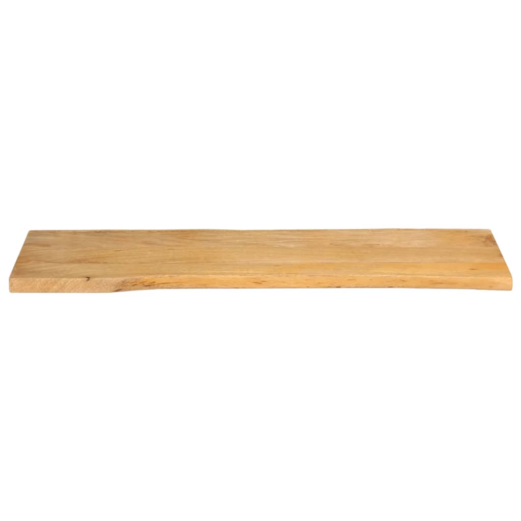 tömör mangófa természetes élű asztallap 120 x 40 x 2,5 cm