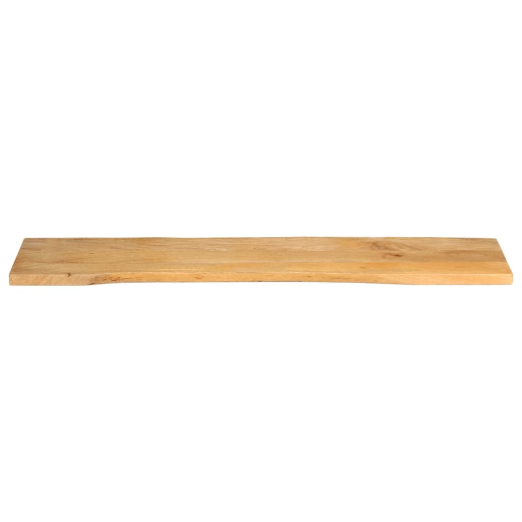 tömör mangófa természetes élű asztallap 160 x 40 x 2,5 cm