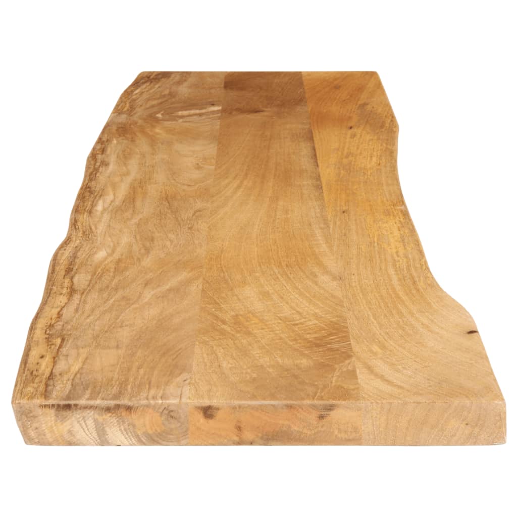 tömör mangófa természetes élű asztallap 160 x 40 x 2,5 cm