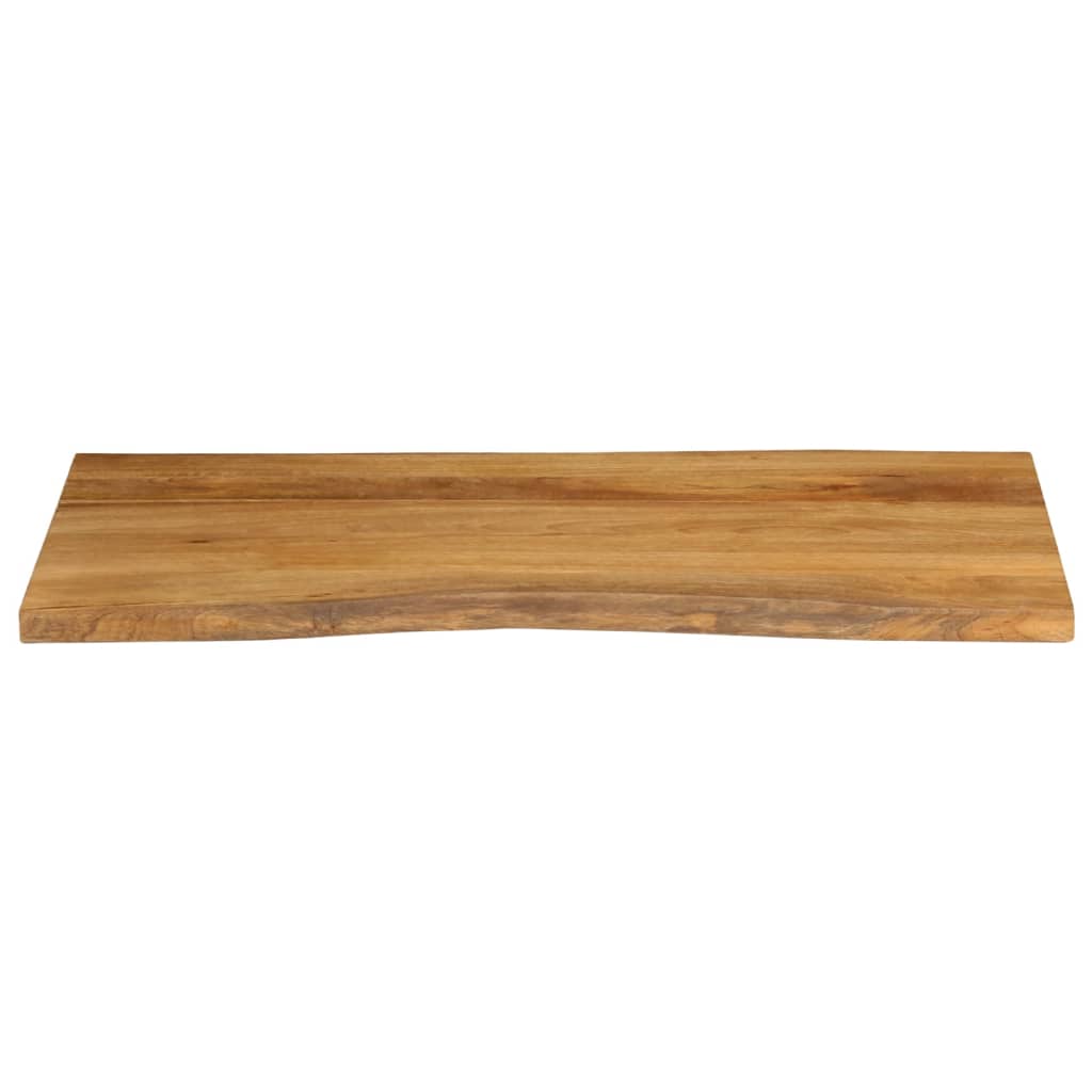 tömör mangófa természetes élű asztallap 120 x 60 x 2,5 cm