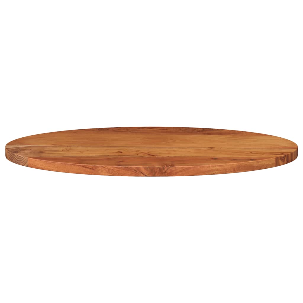 tömör akácfa ovális asztallap 90 x 40 x 3,8 cm