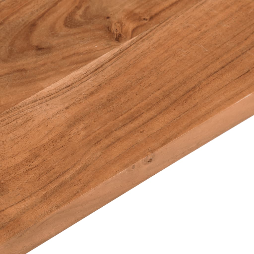 tömör akácfa téglalap alakú asztallap 140x40x2,5 cm