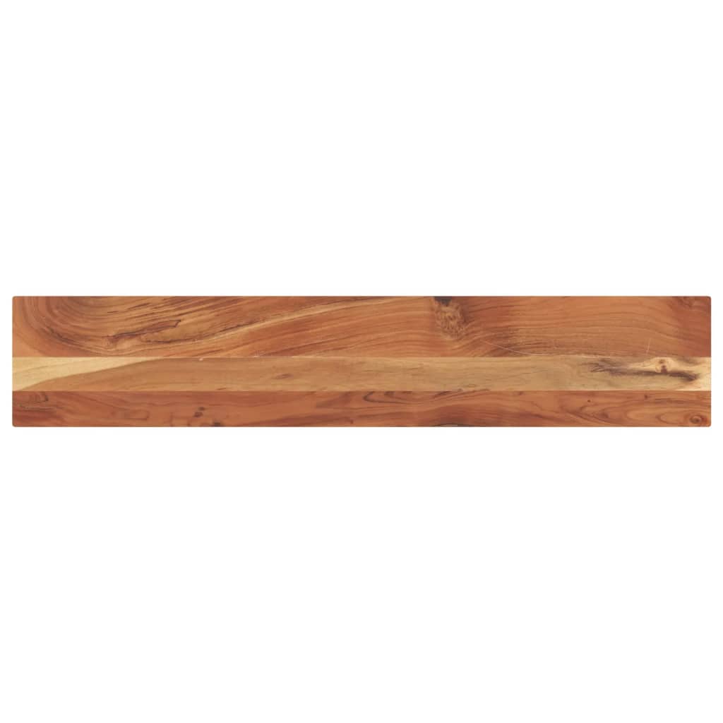 tömör akácfa téglalap alakú asztallap 140x30x3,8 cm