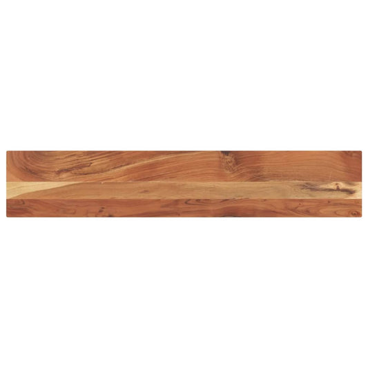 tömör akácfa téglalap alakú asztallap 140x30x3,8 cm