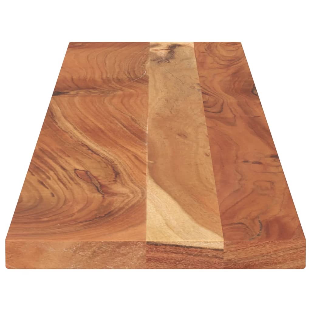 tömör akácfa téglalap alakú asztallap 140x30x3,8 cm