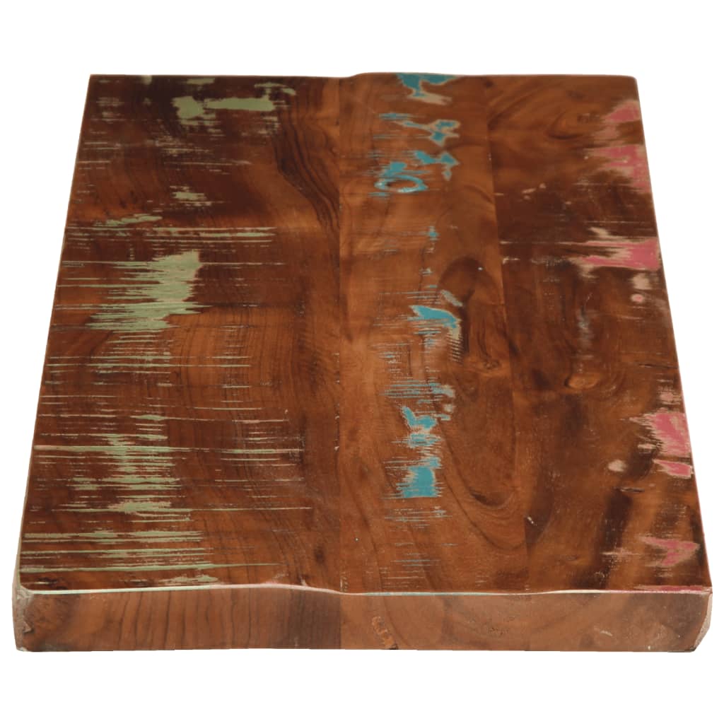 tömör újrahasznosított fa téglalap alakú asztallap 80x20x3,8 cm