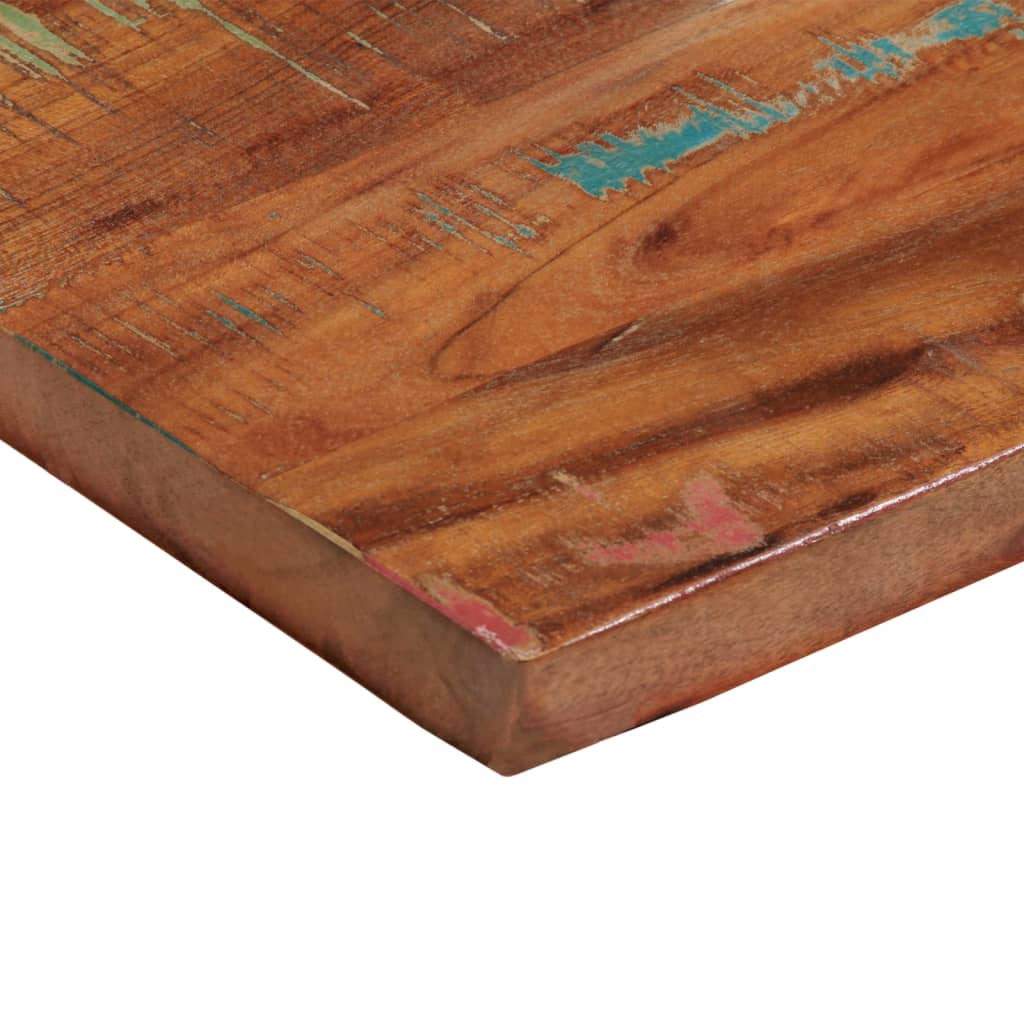 tömör újrahasznosított fa téglalap alakú asztallap 80x20x3,8 cm
