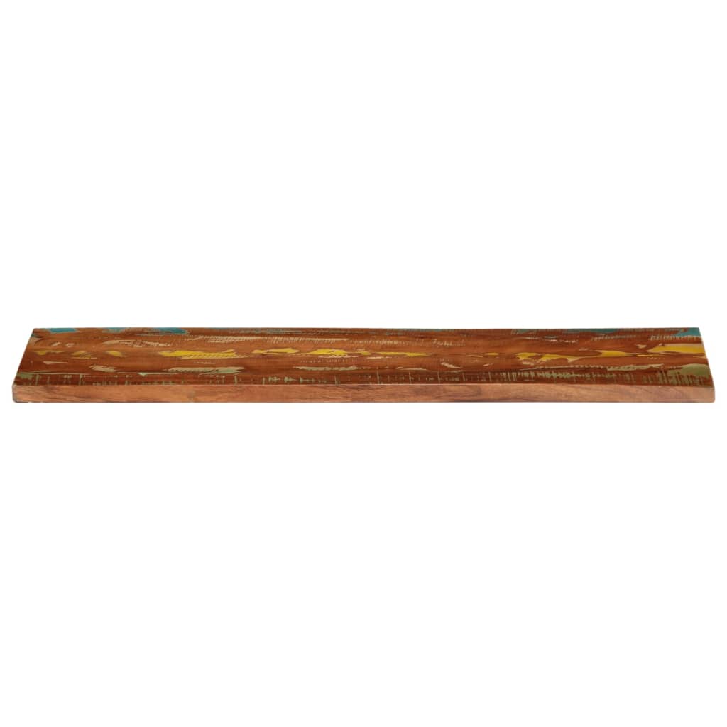 tömör újrahasznosított fa téglalap alakú asztallap 120x40x3,8cm