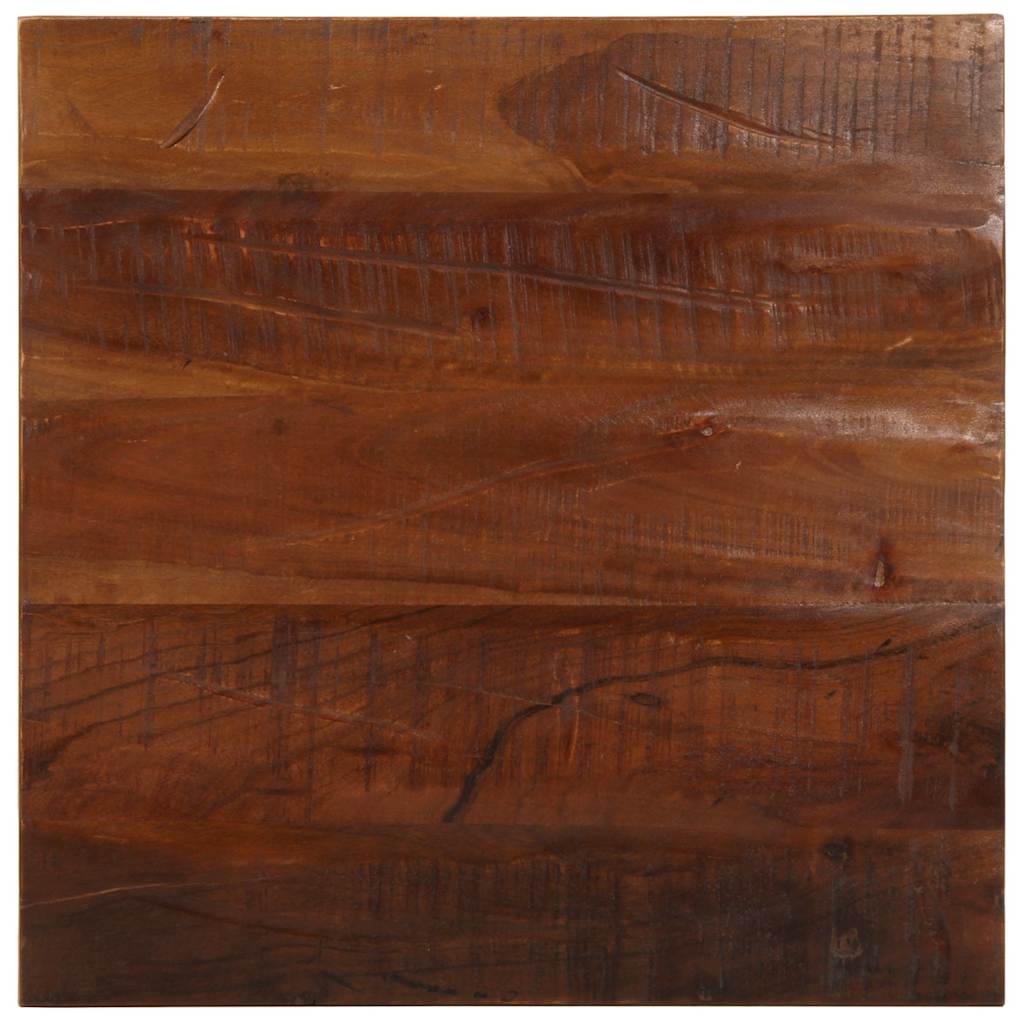 tömör újrahasznosított fa négyzet alakú asztallap 60x60x2,5 cm