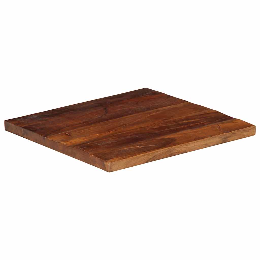 tömör újrahasznosított fa négyzet alakú asztallap 60x60x2,5 cm