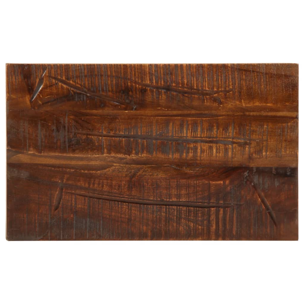 tömör újrahasznosított fa téglalap alakú asztallap 50x30x3,8 cm