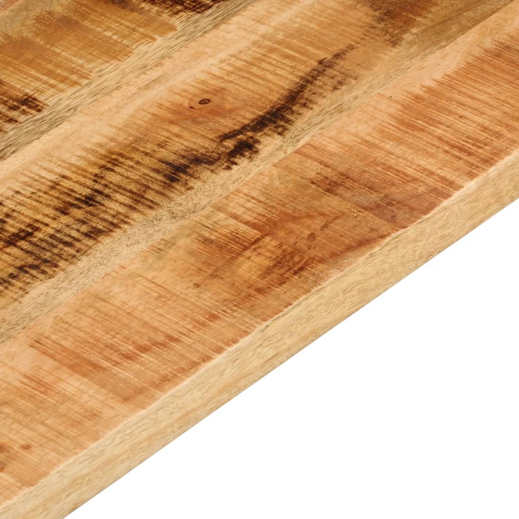 tömör nyers mangófa téglalap alakú asztallap 90x50x2,5 cm