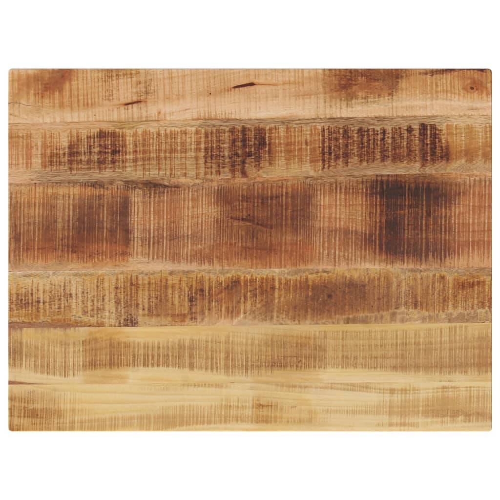 tömör nyers mangófa téglalap alakú asztallap 70x50x3,8 cm