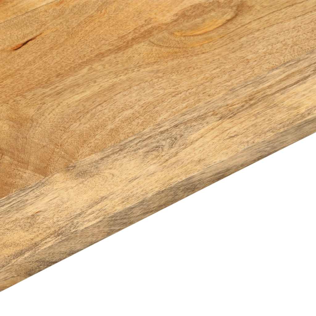 tömör mangófa téglalap alakú asztallap 70x20x2,5 cm