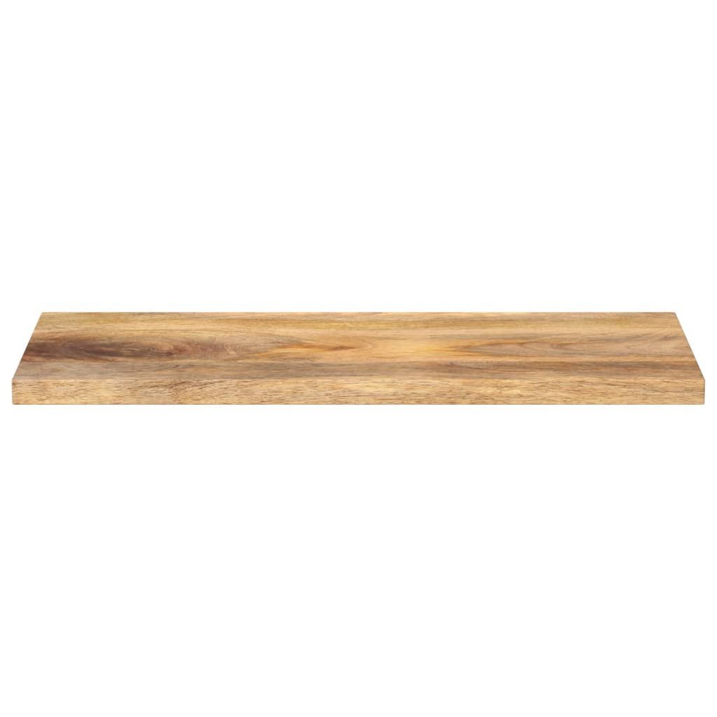 tömör mangófa téglalap alakú asztallap 80x20x2,5 cm