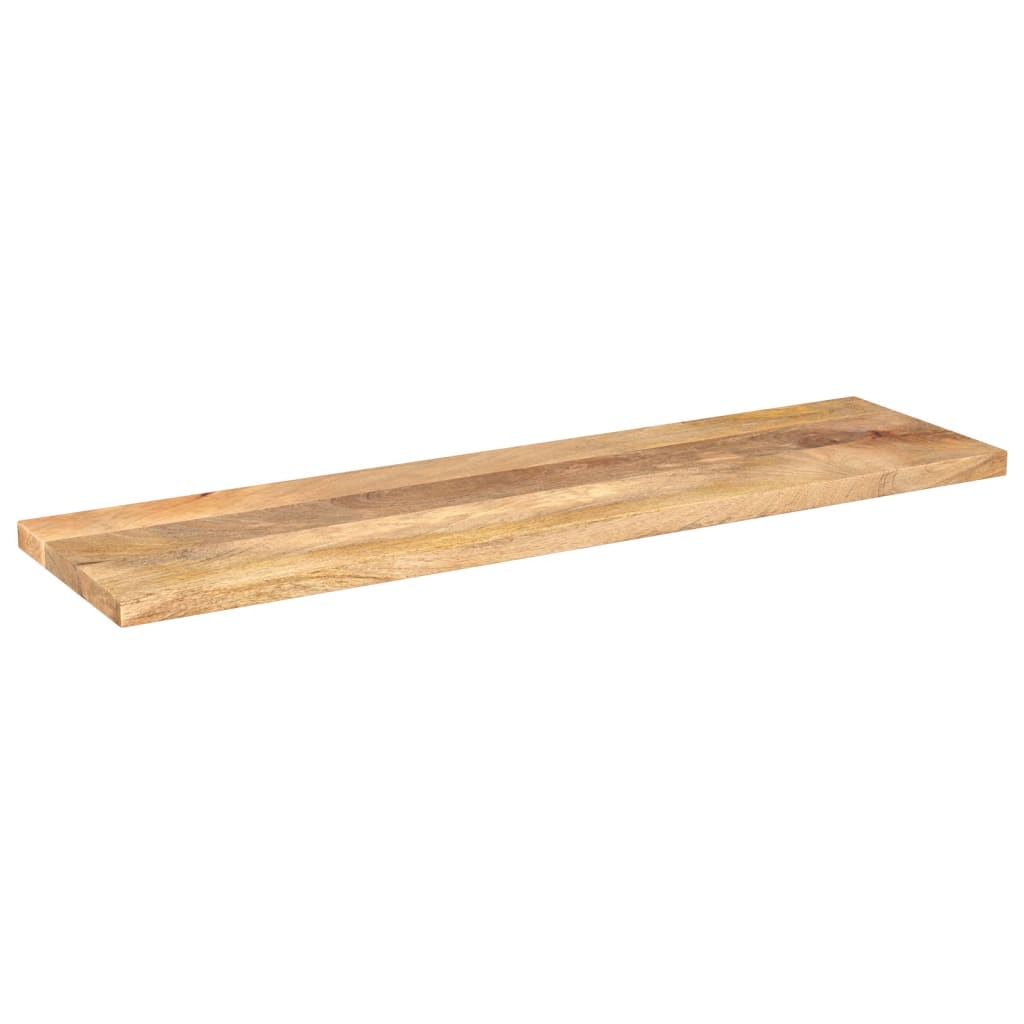 tömör mangófa téglalap alakú asztallap 100x20x2,5 cm