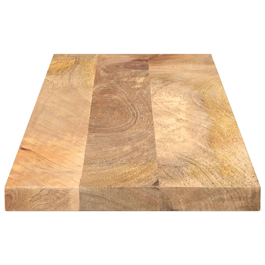 tömör mangófa téglalap alakú asztallap 100x20x2,5 cm