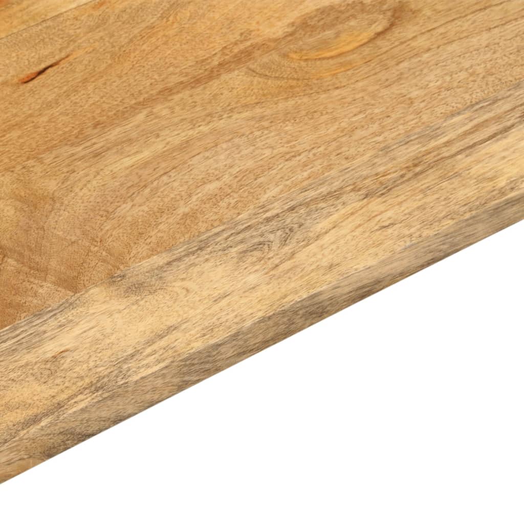 tömör mangófa téglalap alakú asztallap 100x20x2,5 cm
