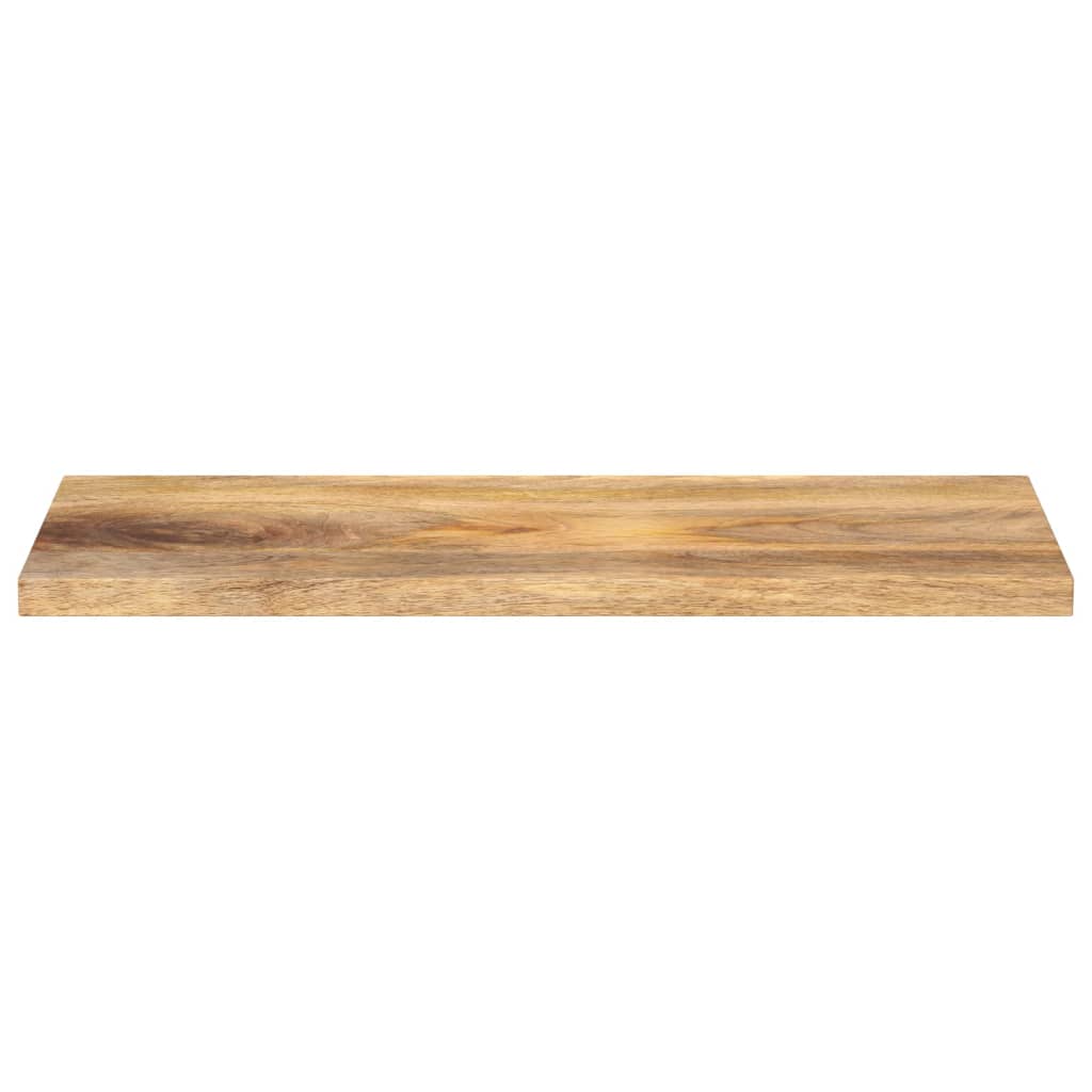 tömör mangófa téglalap alakú asztallap 80x30x2,5 cm