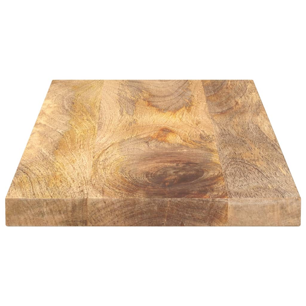 tömör mangófa téglalap alakú asztallap 80x30x2,5 cm