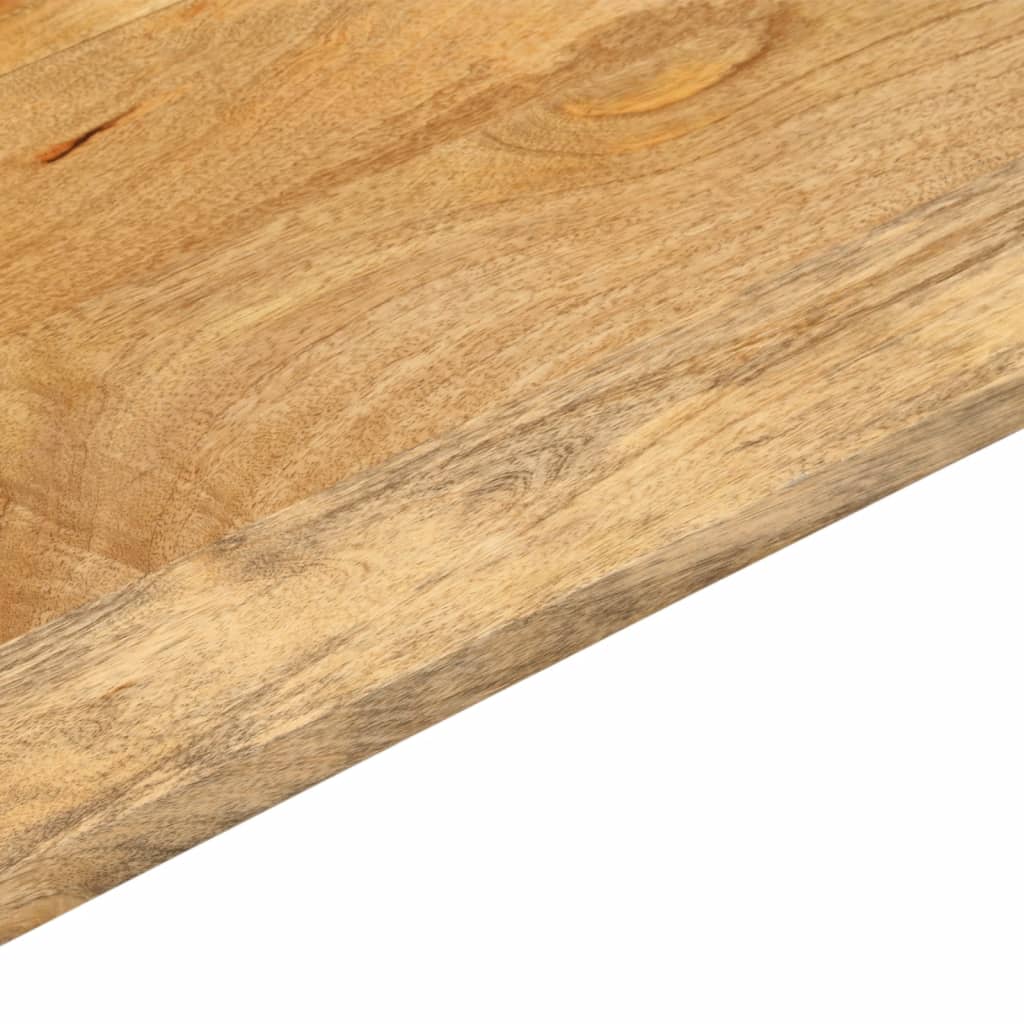 tömör mangófa téglalap alakú asztallap 80x30x2,5 cm