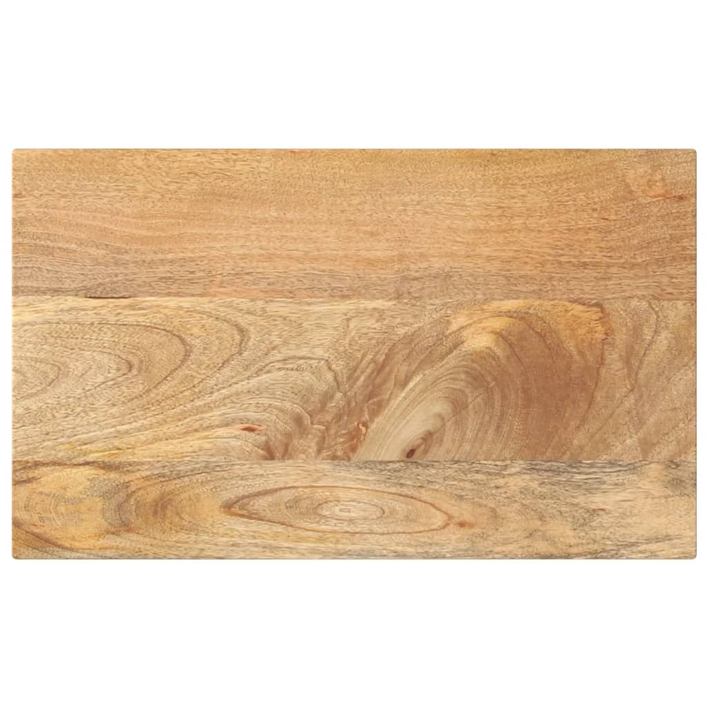 tömör mangófa téglalap alakú asztallap 50x40x2,5 cm