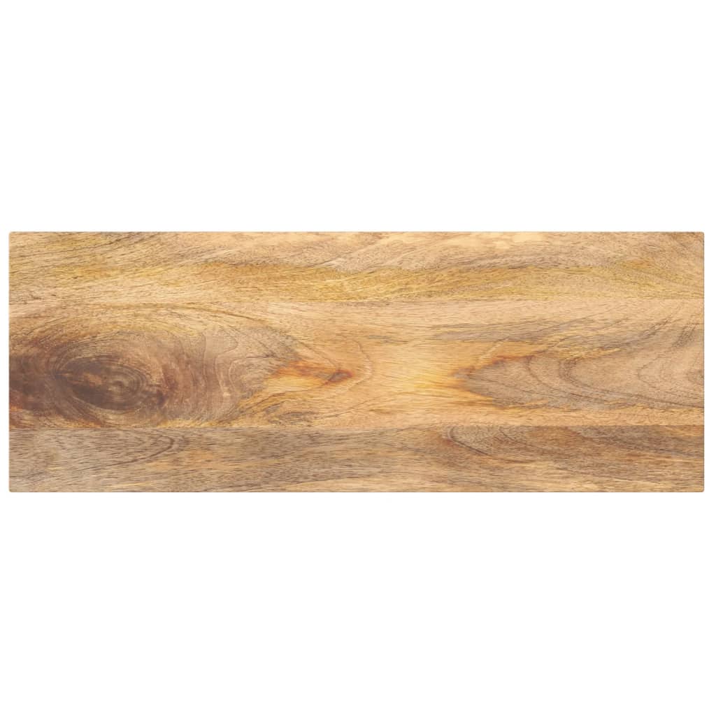 tömör mangófa téglalap alakú asztallap 70x40x2,5 cm
