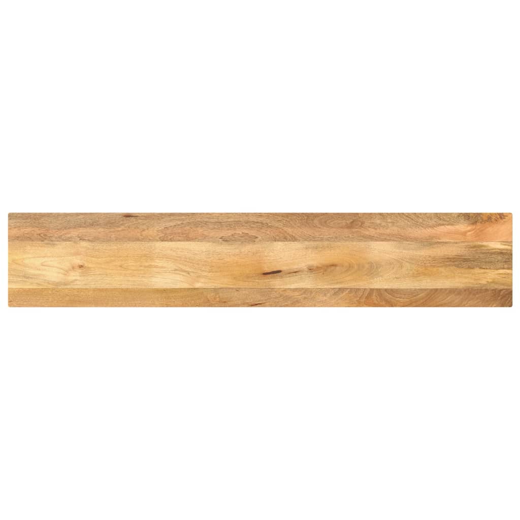 tömör mangófa téglalap alakú asztallap 180x40x2,5 cm