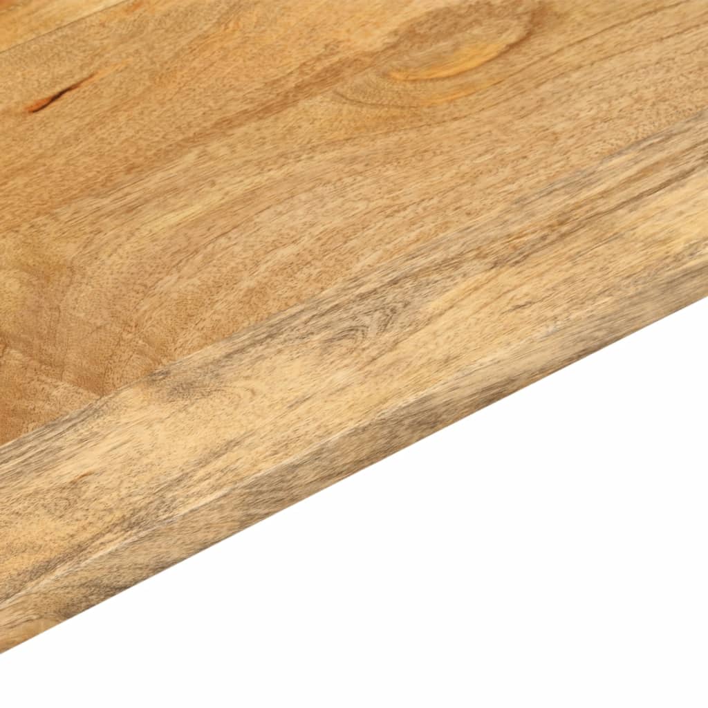 tömör mangófa téglalap alakú asztallap 180x40x2,5 cm