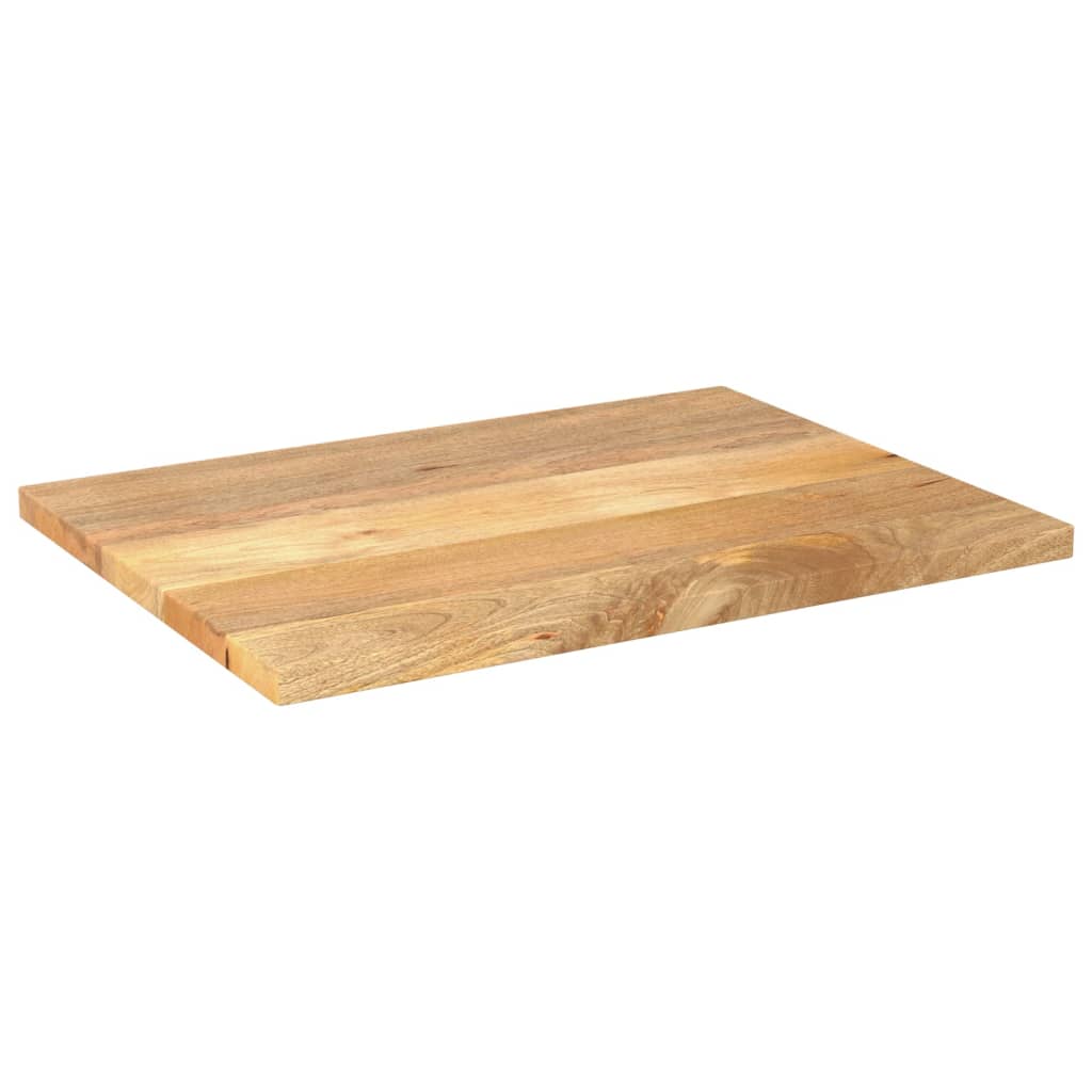 tömör mangófa téglalap alakú asztallap 90x60x2,5 cm