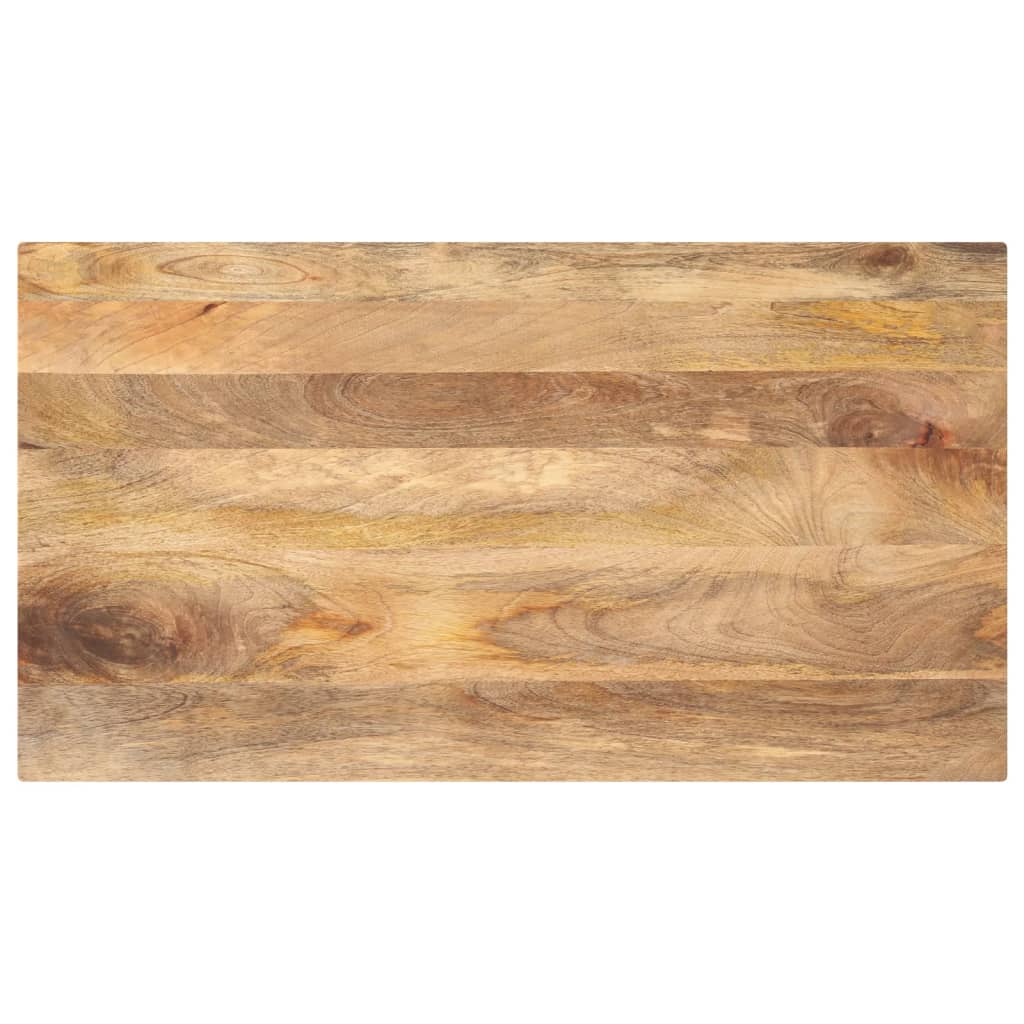 tömör mangófa téglalap alakú asztallap 100x60x2,5 cm