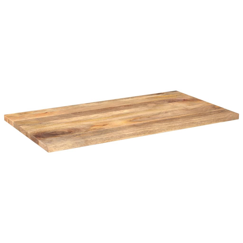 tömör mangófa téglalap alakú asztallap 100x60x2,5 cm