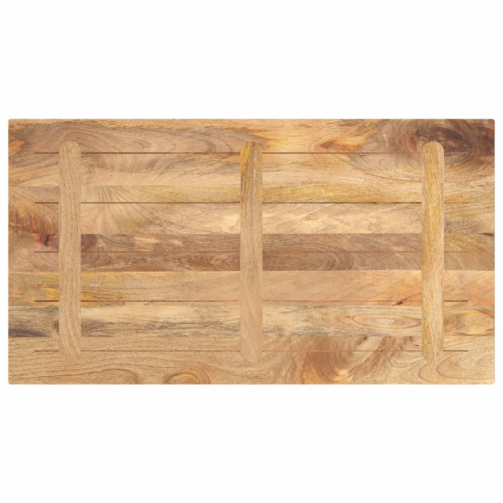 tömör mangófa téglalap alakú asztallap 100x60x2,5 cm