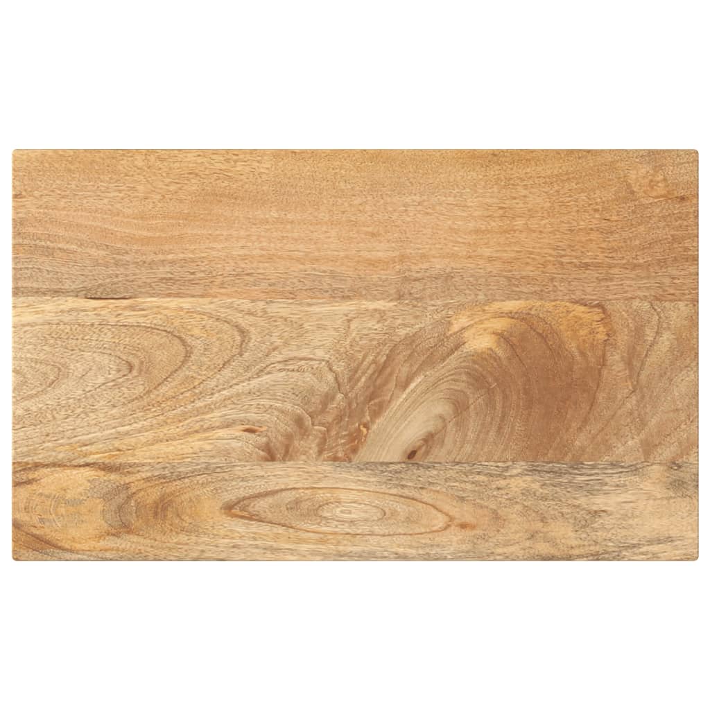 tömör mangófa téglalap alakú asztallap 50x30x3,8 cm