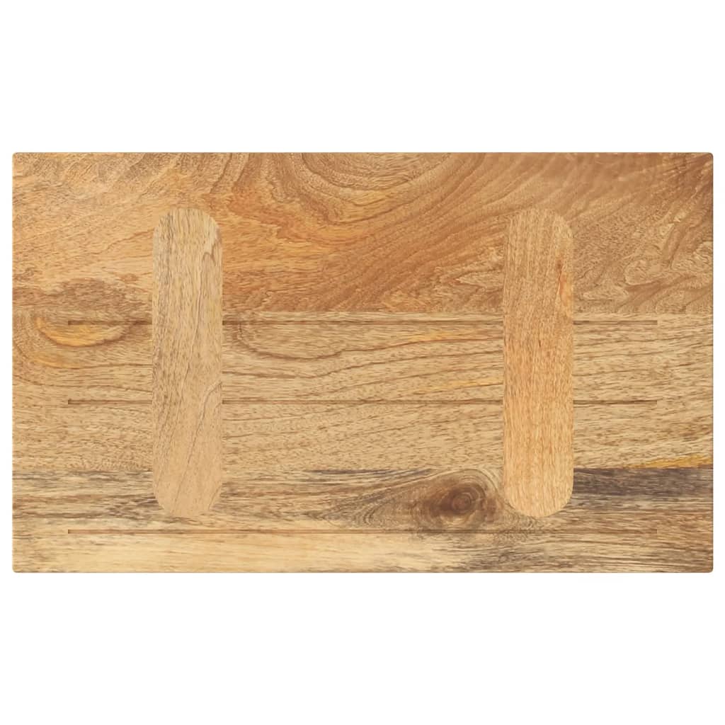 tömör mangófa téglalap alakú asztallap 60x40x3,8 cm