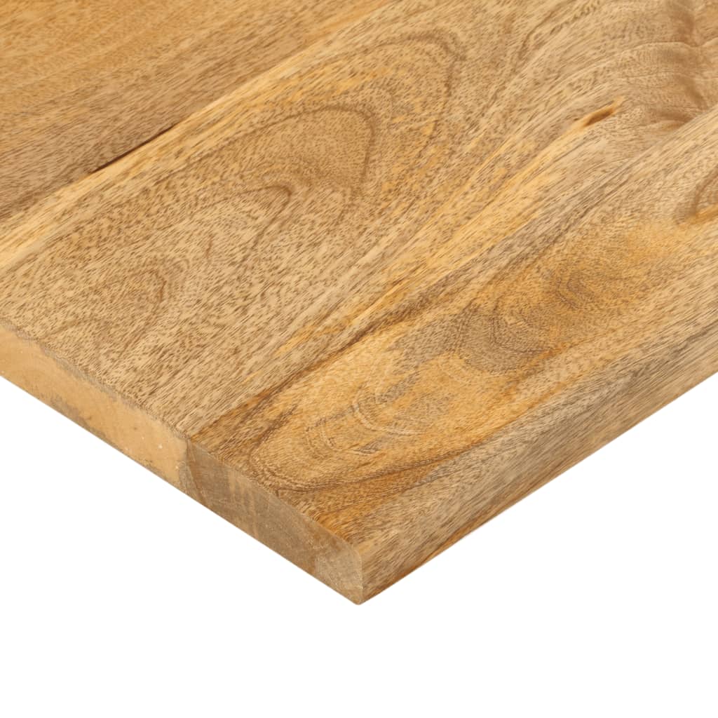 tömör mangófa téglalap alakú asztallap 70x50x3,8 cm