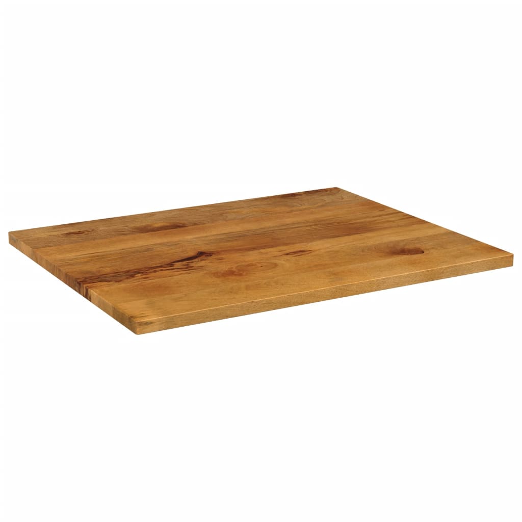 tömör mangófa téglalap alakú asztallap 110x80x2,5 cm