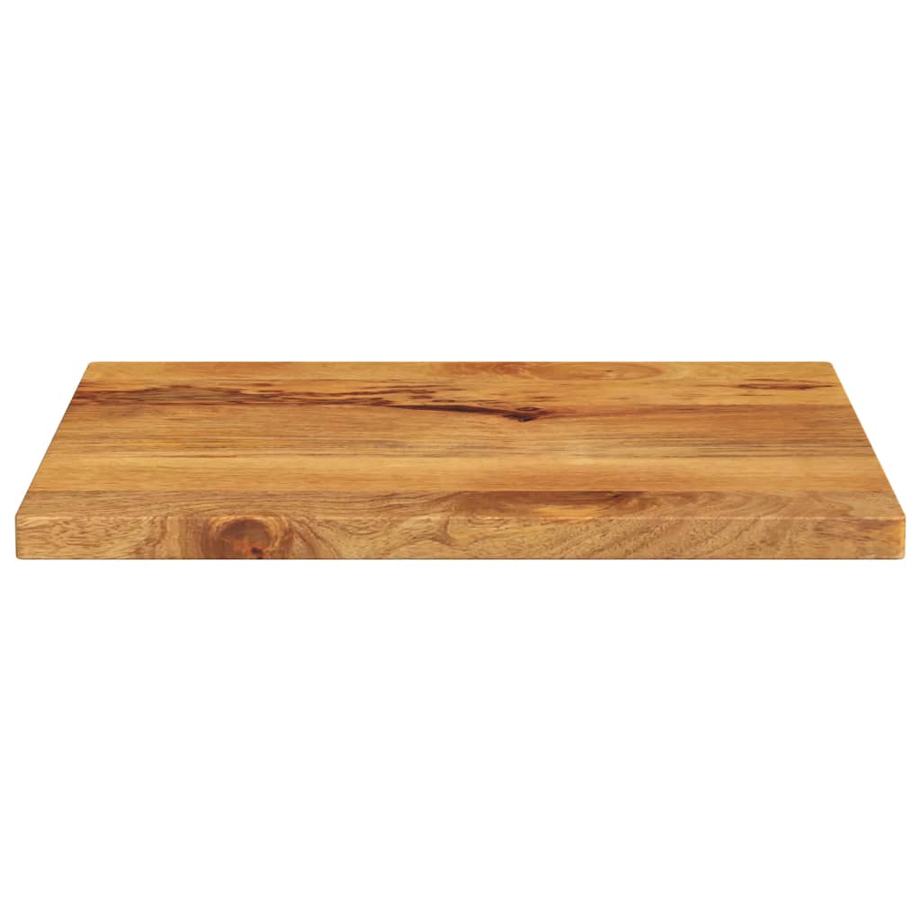 tömör mangófa téglalap alakú asztallap 60x50x3,8 cm