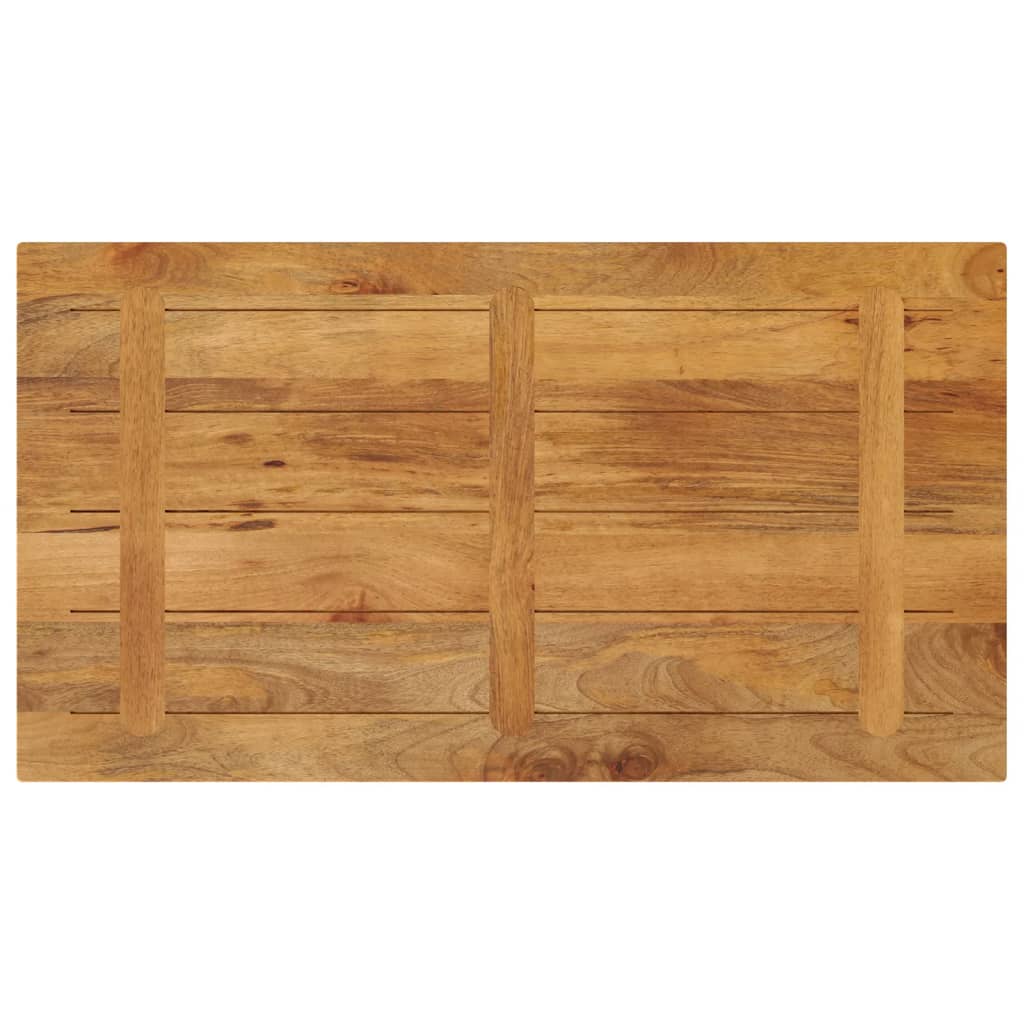 tömör mangófa téglalap alakú asztallap 100 x 60 x 3,8 cm