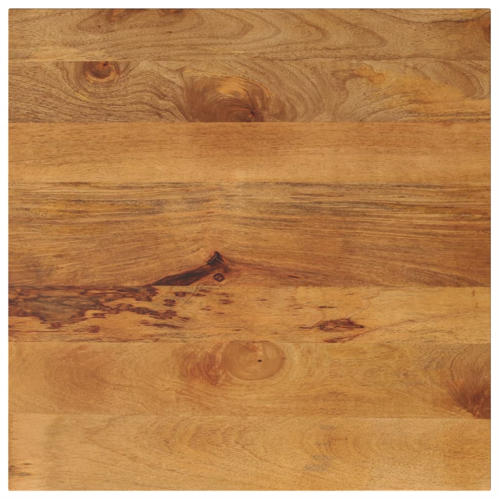 tömör mangófa négyzet alakú asztallap 80x80x3,8 cm