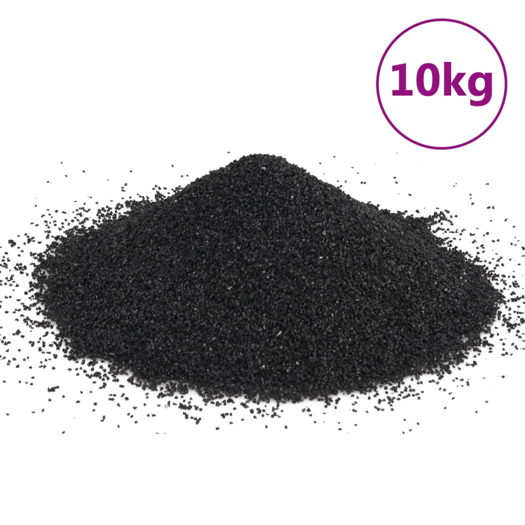 10 kg fekete akváriumhomok 0,2-2 mm