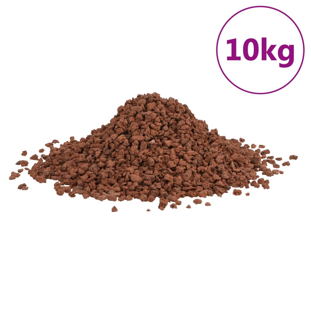 10 kg piros vulkanikus kőzet 5-8 mm