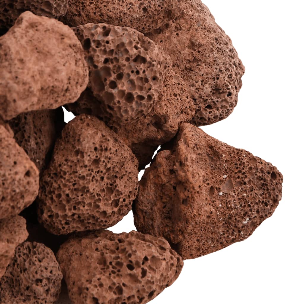 10 kg piros vulkanikus kőzet 3-5 cm