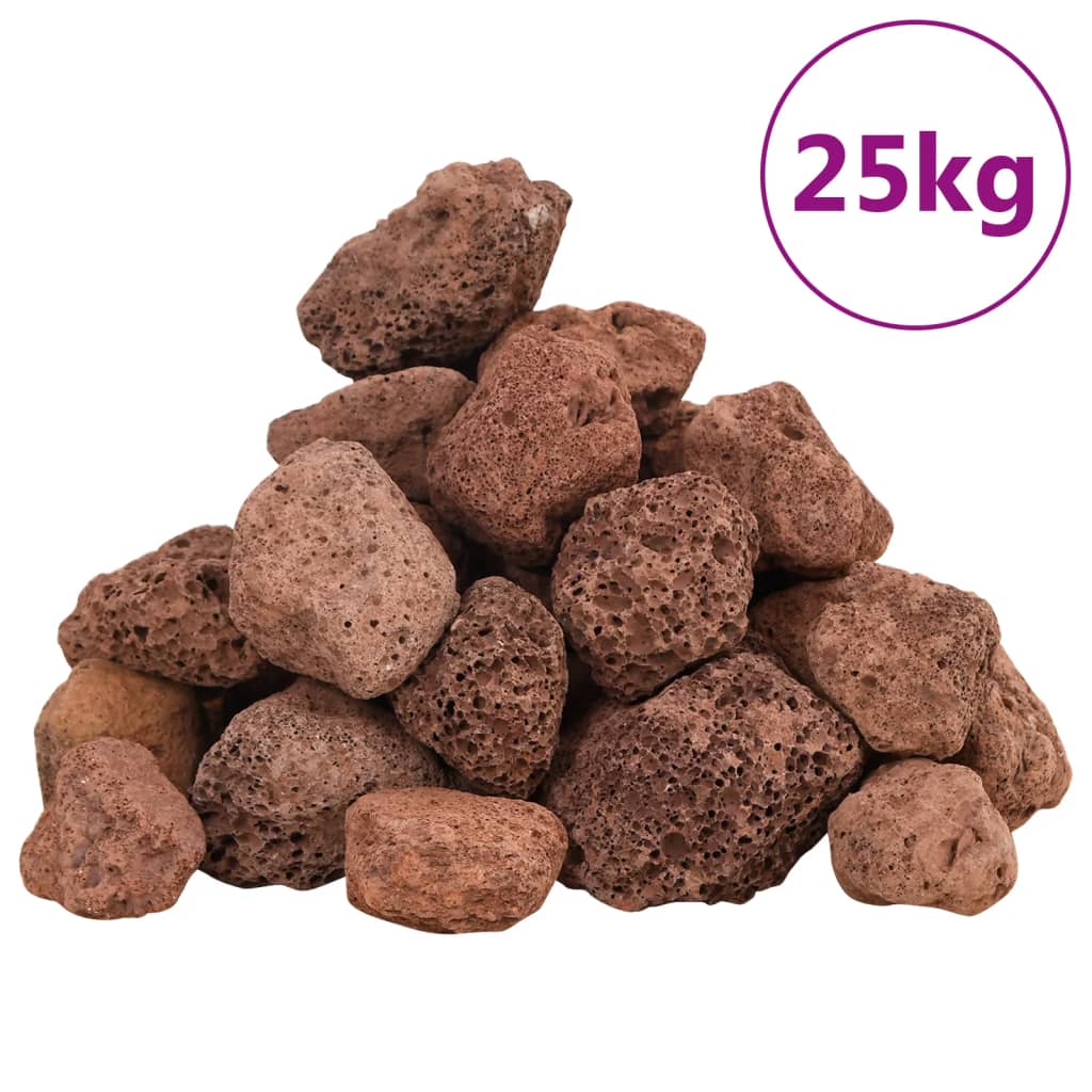 piros vulkanikus kőzetek 3-5 cm 25 kg
