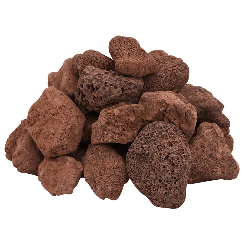 10 kg piros vulkanikus kőzet 5-8 cm